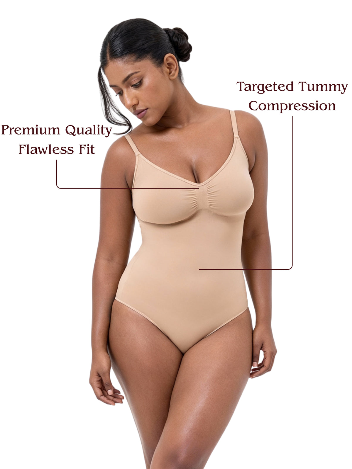 Signature Snatched Body Shaper - Beige