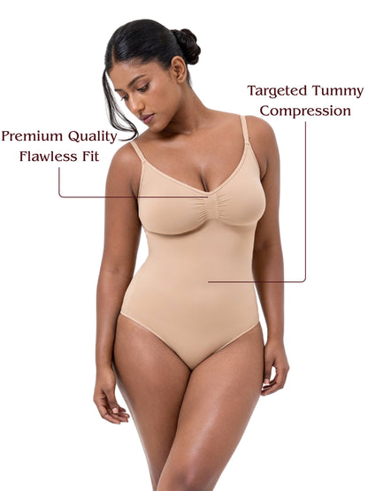 Signature Snatched Body Shaper - Beige