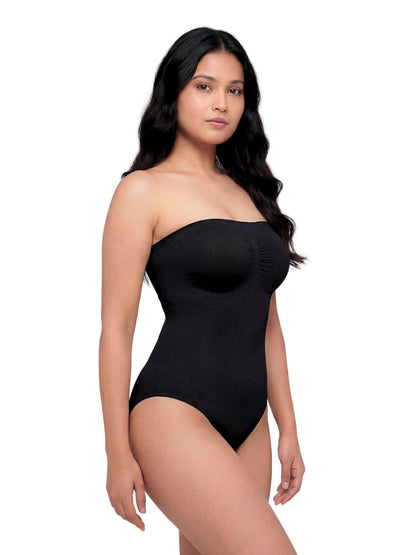Strapless Snatched Body Shaper - Black