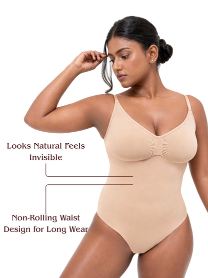 Signature Snatched Body Shaper - Beige