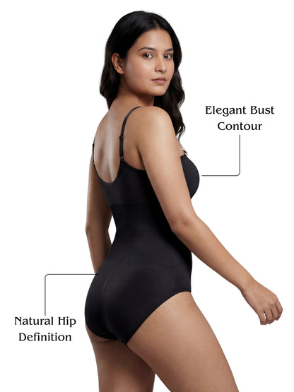 Signature Snatched Body Shaper - Black